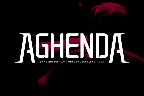 Aghenda: A Quirky Sans Serif Font for Creative Projects