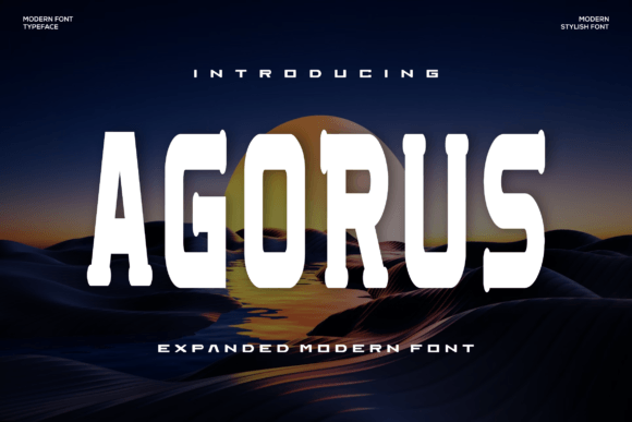 Agorus: A Bold Sans Serif for Modern Branding