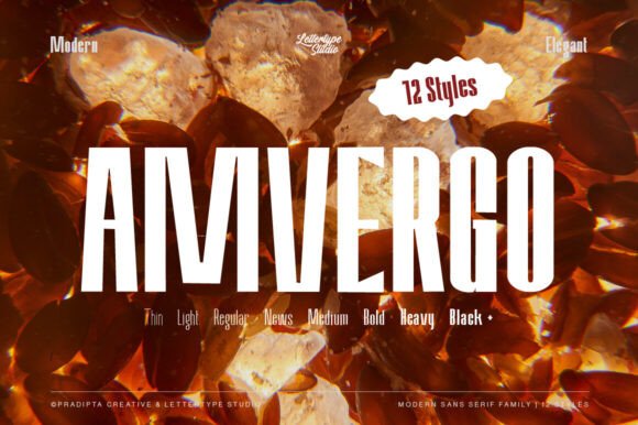Amvergo: The Modern Condensed Sans Serif Font for Marketers