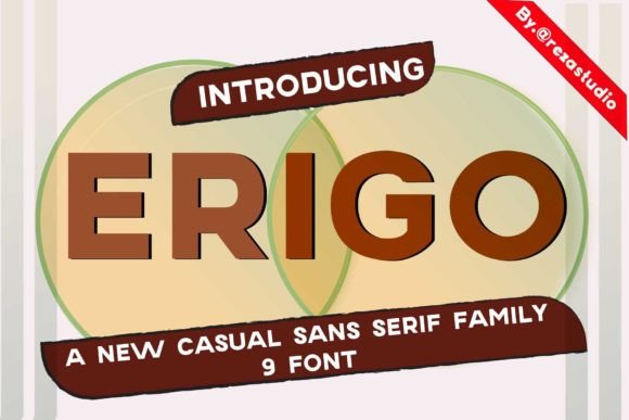 Erigo: A Modern Sans Serif for Editorial Design