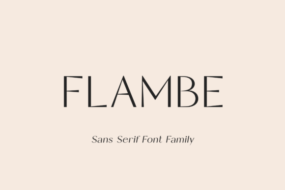 Flambe: A Modern Sans Serif Font for Makers