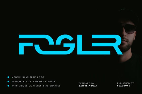 Fogler: A Modern Sans Serif Font for Brand Identity