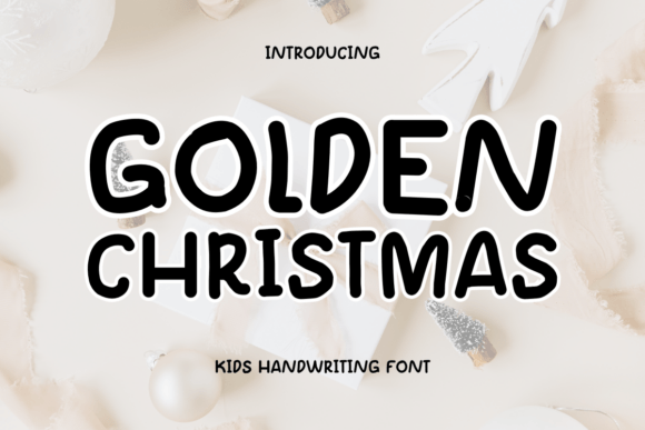 Goldern Christmas: A Whimsical Sans Serif Typeface