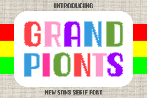 Grand Pionts: A Fresh Sans Serif Font for Modern Editorial Design