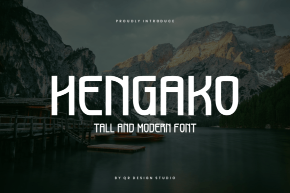 Hengako: A Bold Sans Serif Font for Modern Web Design