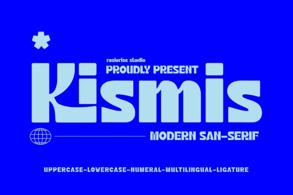 Kismis: A Bold Geometric Sans Serif for Editors