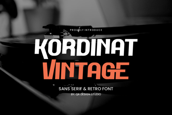 Kordinat Vintage: A Bold Sans Serif for Web Design