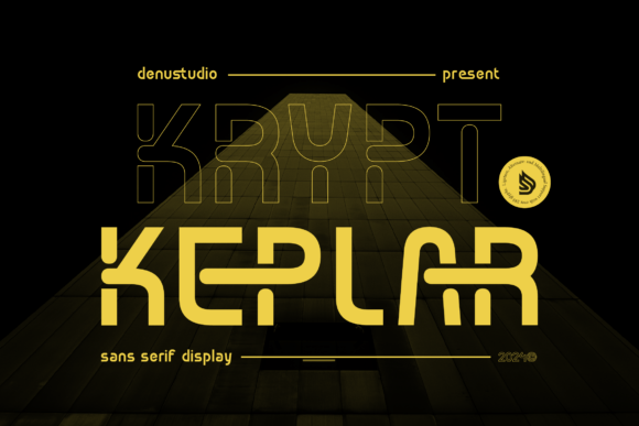 Krypt Keplar: A Bold Sans Serif Font for Crafters