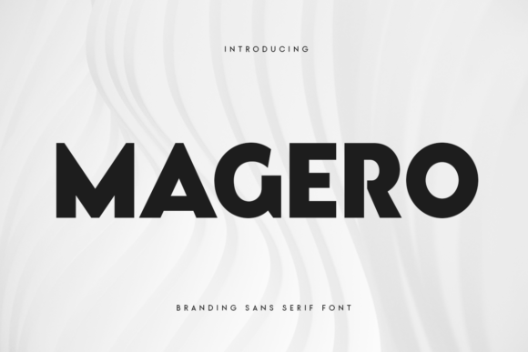 Magero: A Modern Sans Serif for Bold Branding