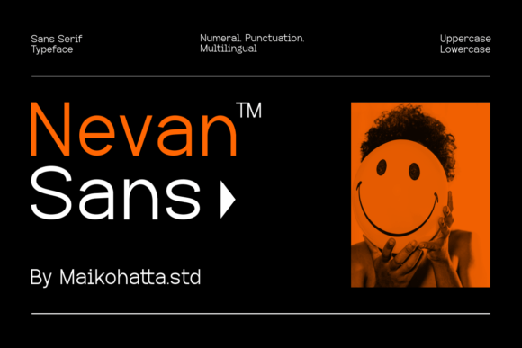 Nevan: A Modern Sans Serif Typeface for Branding