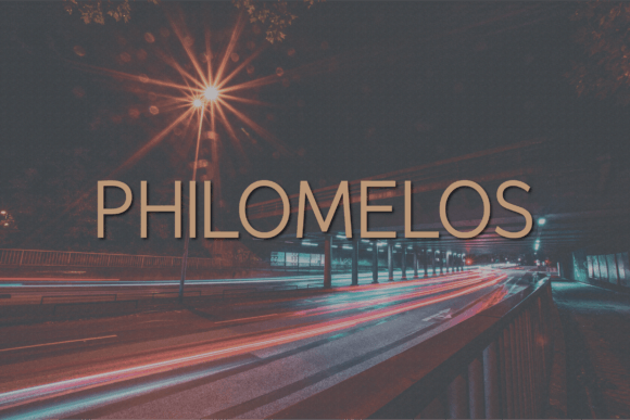 Philomelos: A Chic Sans Serif Typeface for Makers