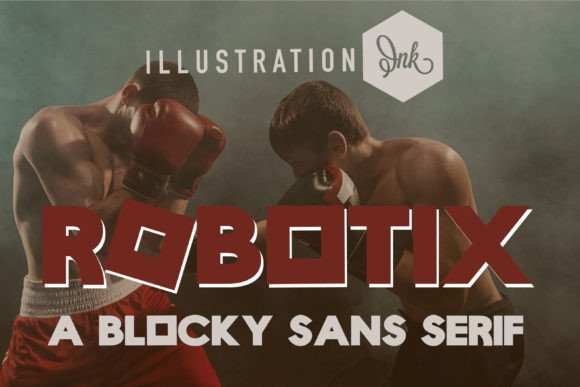 Robotix: The Blocky Sans Serif Font for Bold Brands
