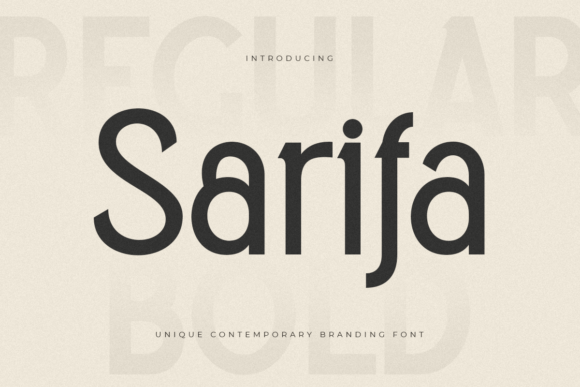 Sarifa: The Casual Sans Serif Font for Wholesome Branding