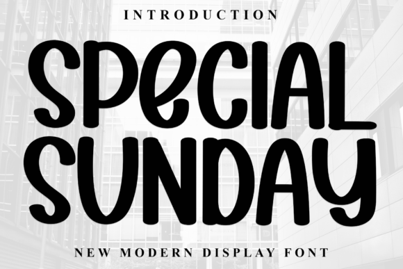 Special Sunday: A Stylish Sans Serif Font Review