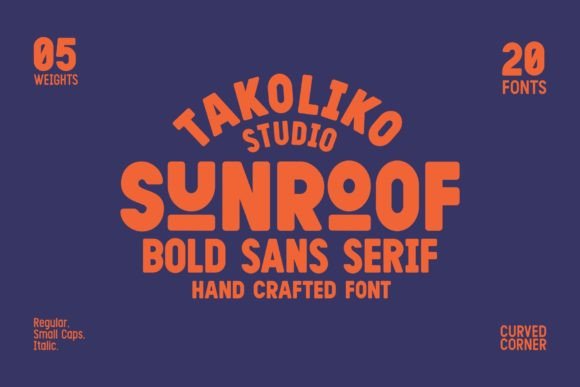 Sunroof Font: A Bold Sans Serif for Modern Design