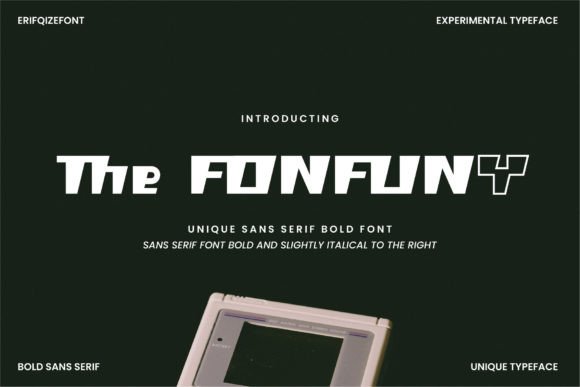 The Fonfuny: A Bold Sans Serif for Modern Editorial