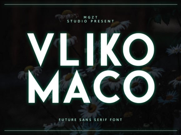 Vlikomaco: A Modern Sans Serif Font for Makers